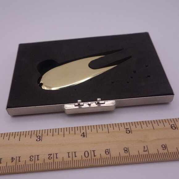 Gold Color Metal Golf Tees and Gold Color Metal Green Ball Mark Tool - Picture 9 of 16